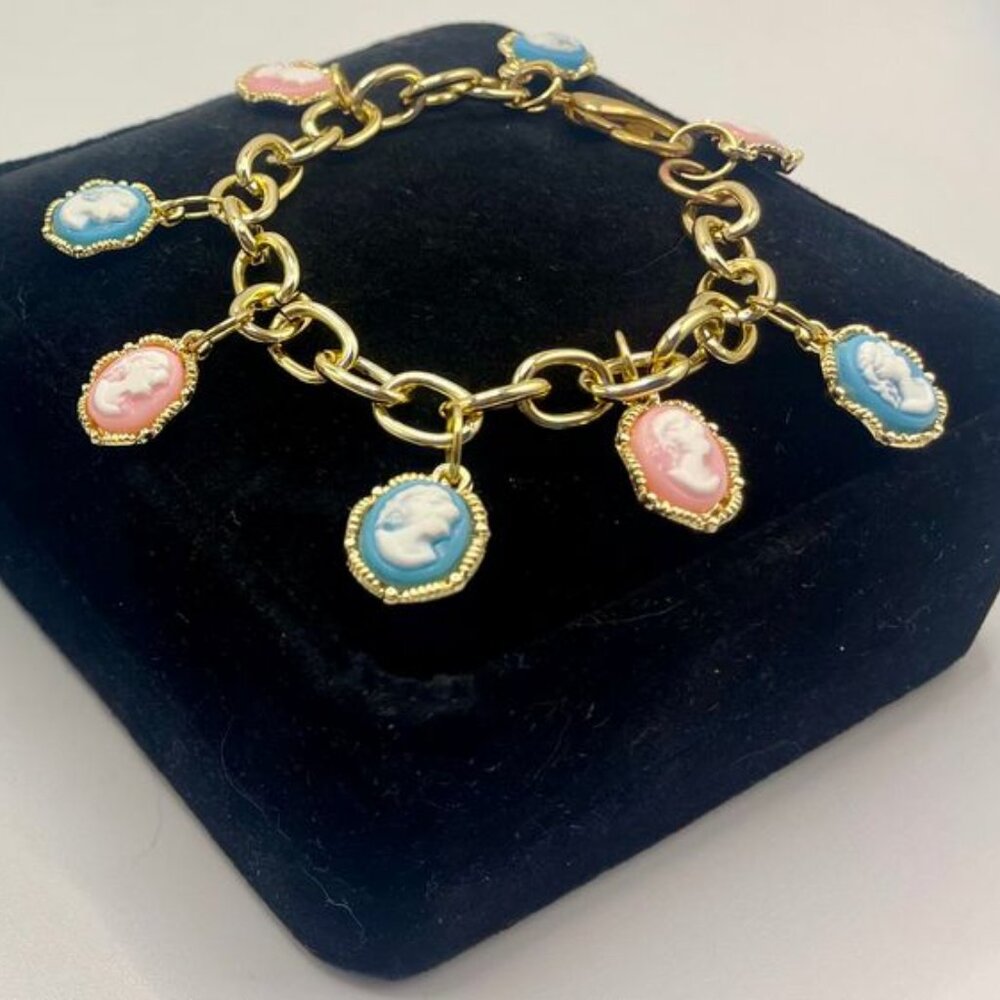 Bridgerton Cameo Charm Bracelet